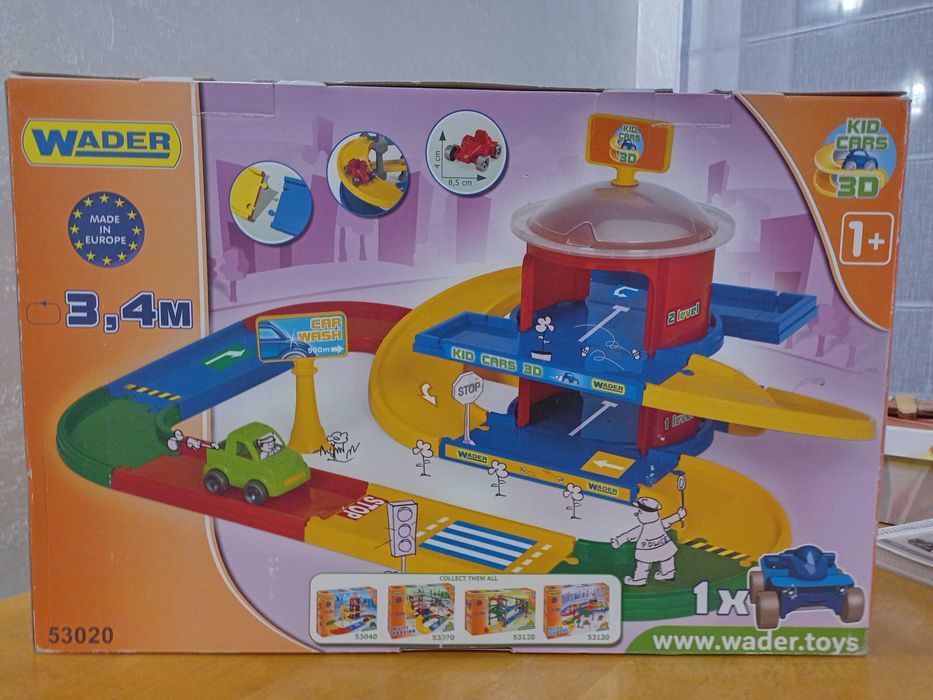 Іграшка трек Wader з машинками