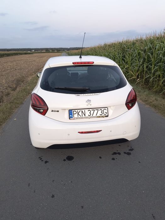 Biały Peugeot 208