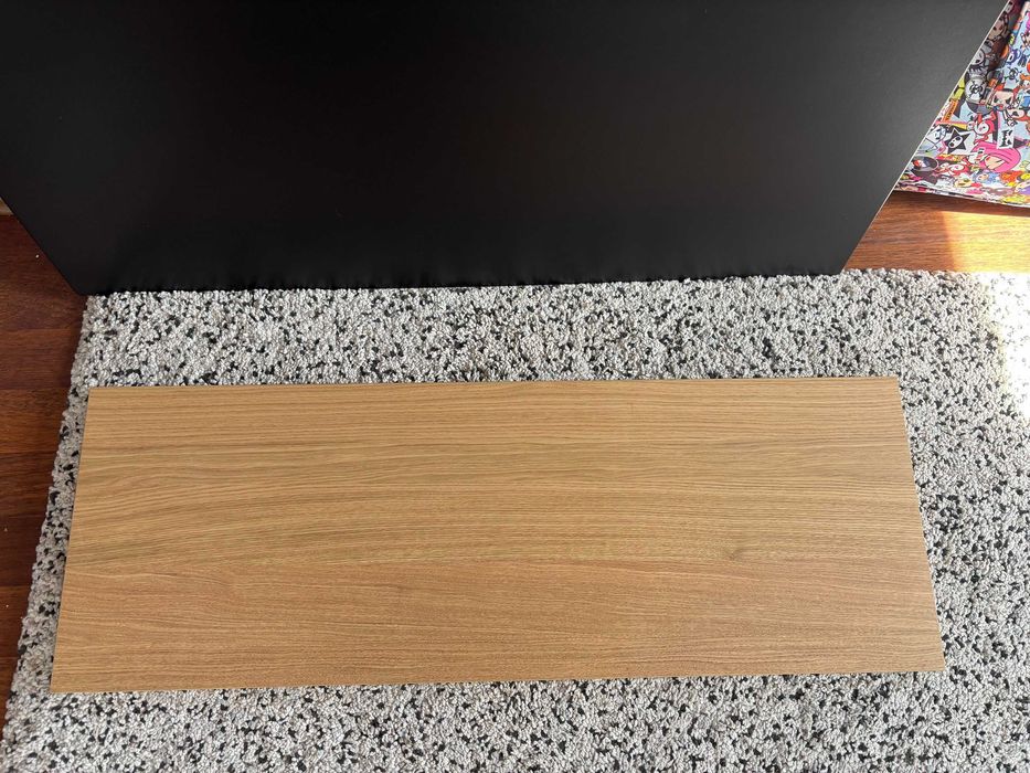 IKEA  Blat  do Besta, 120 x 42 cm, fornir   debowy  j. nowy 204. 729.18 panel górny