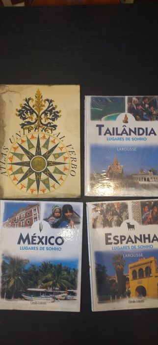 Livros viagens/arte/vinhos...