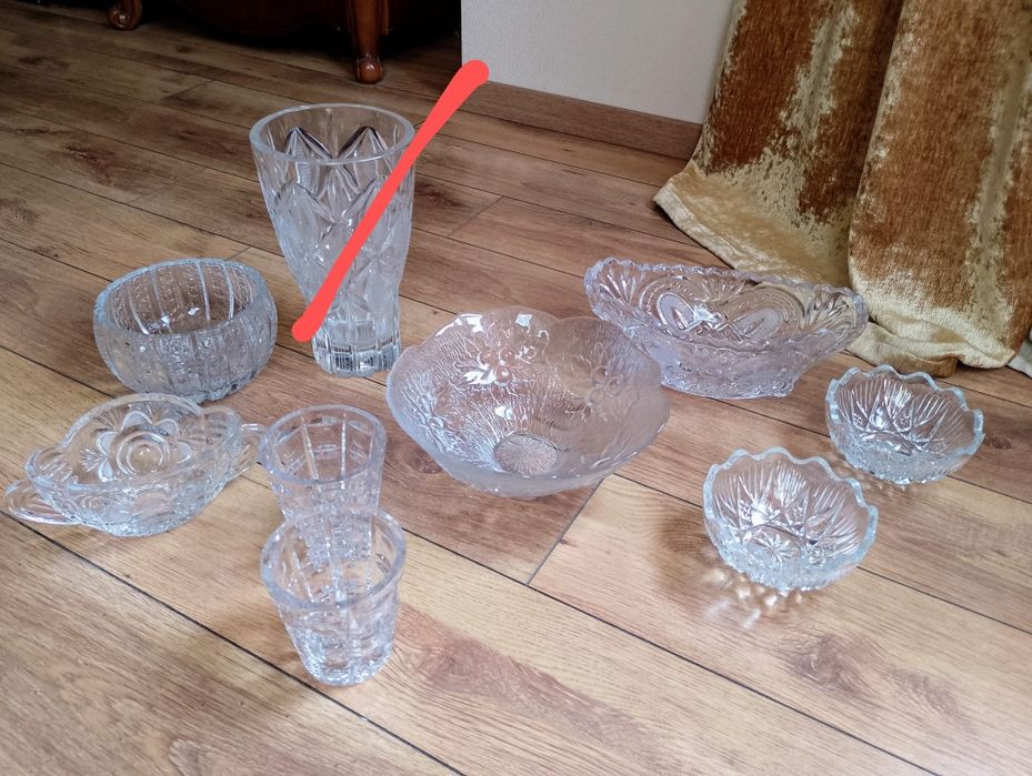 Хрустальние вазочка,фужери,стопки,рюмки