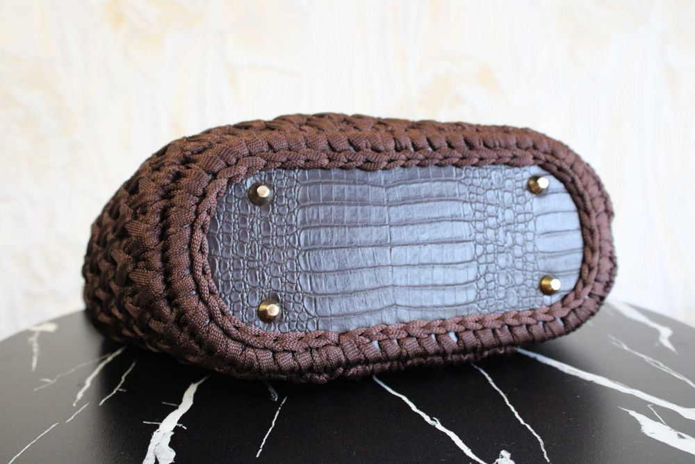 нова коричнева сумка handmade ручна робота