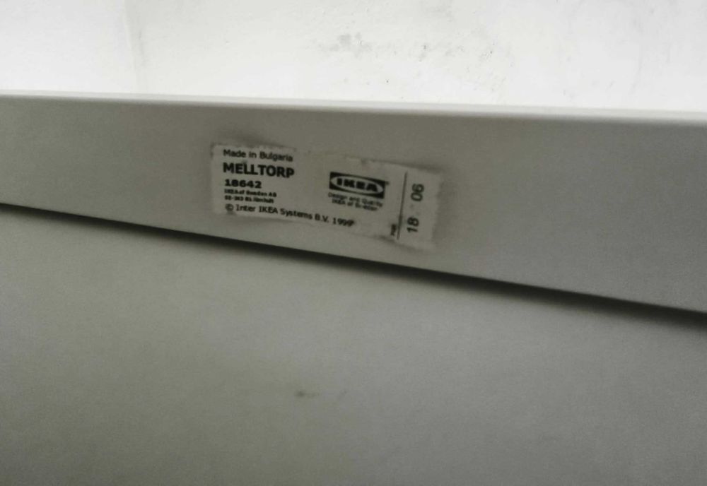 Mesa IKEA MELLTORP — Branca — 125 × 75 cm