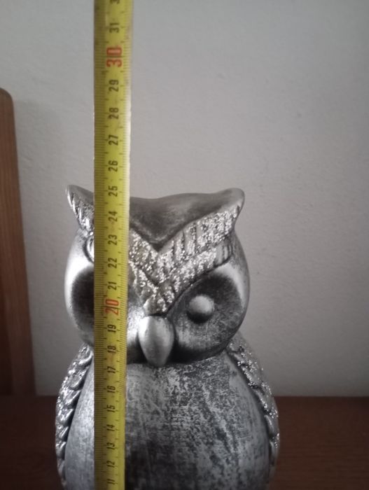 Estatueta decorativa de coruja