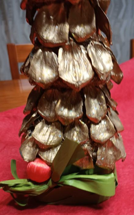 Árvore de Natal dourada