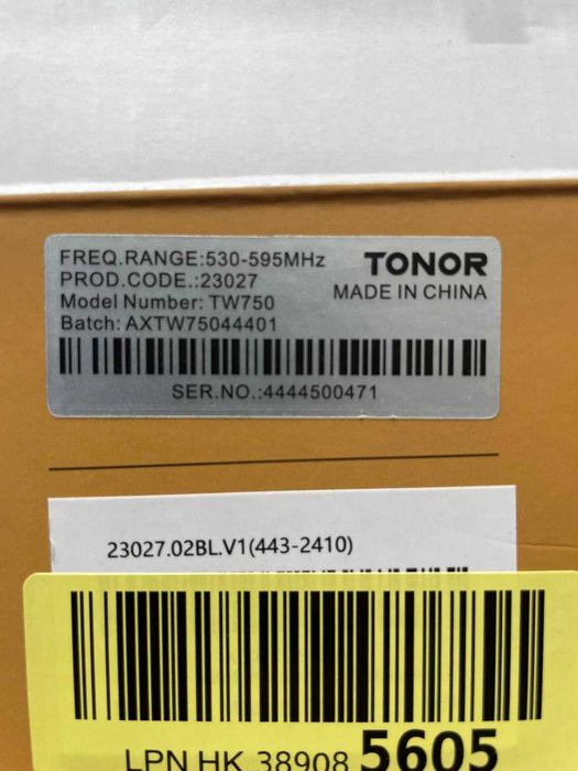 Mikrofony bezprzewodowe TONOR TW750 2x UHF LED mute 100 m 4066