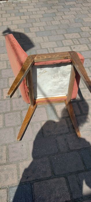 4 Krzesła fotele Aga PRL