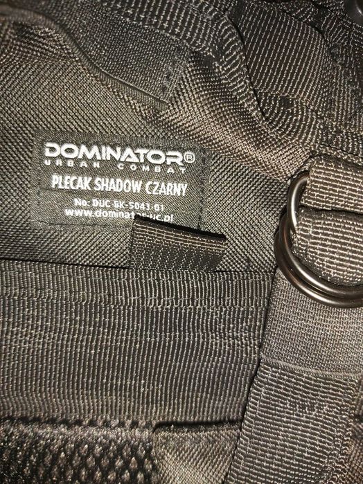 Plecak dominator dwie komory czarny
