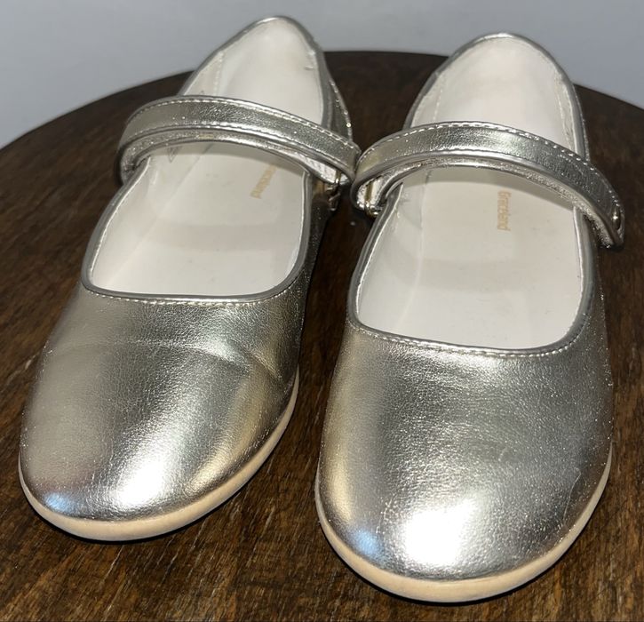 Balerinki dziewczęce złote