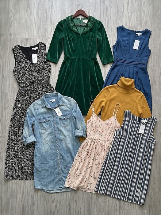 PAKIET 10 SUKIENEK mix rozmiarów | RESELL / PAKA | YAS, Reiss, Mango, Vero Moda