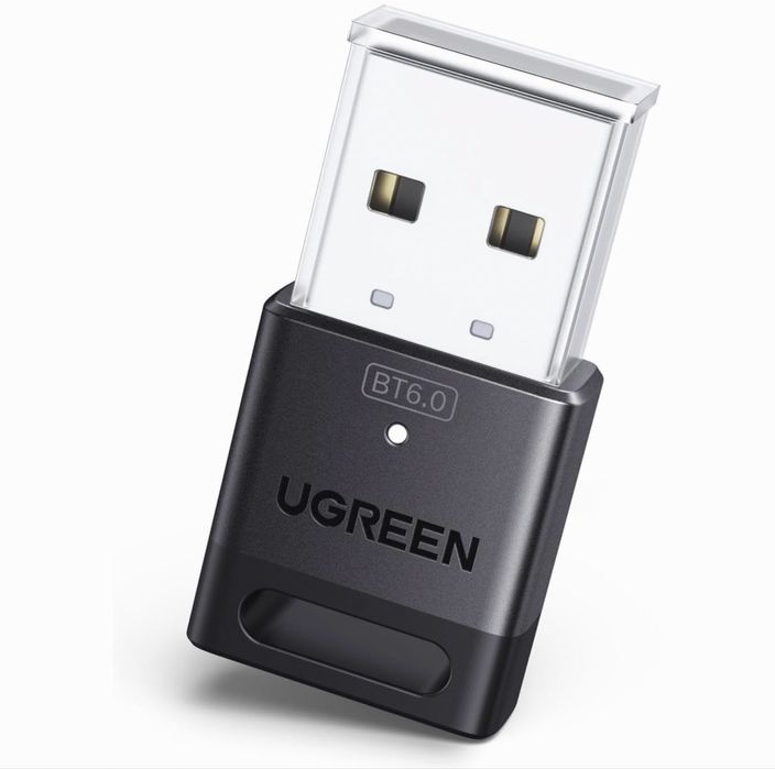 Bluetooth-адаптер Ugreen CM748 USB Bluetooth 6.0 20 м, 5 устройств, AAC/SBC
