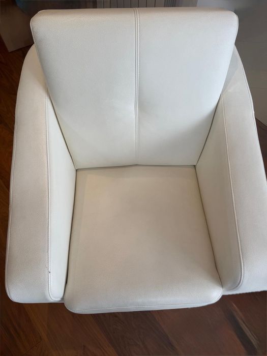 Fotel obrotowy z pufą KLER