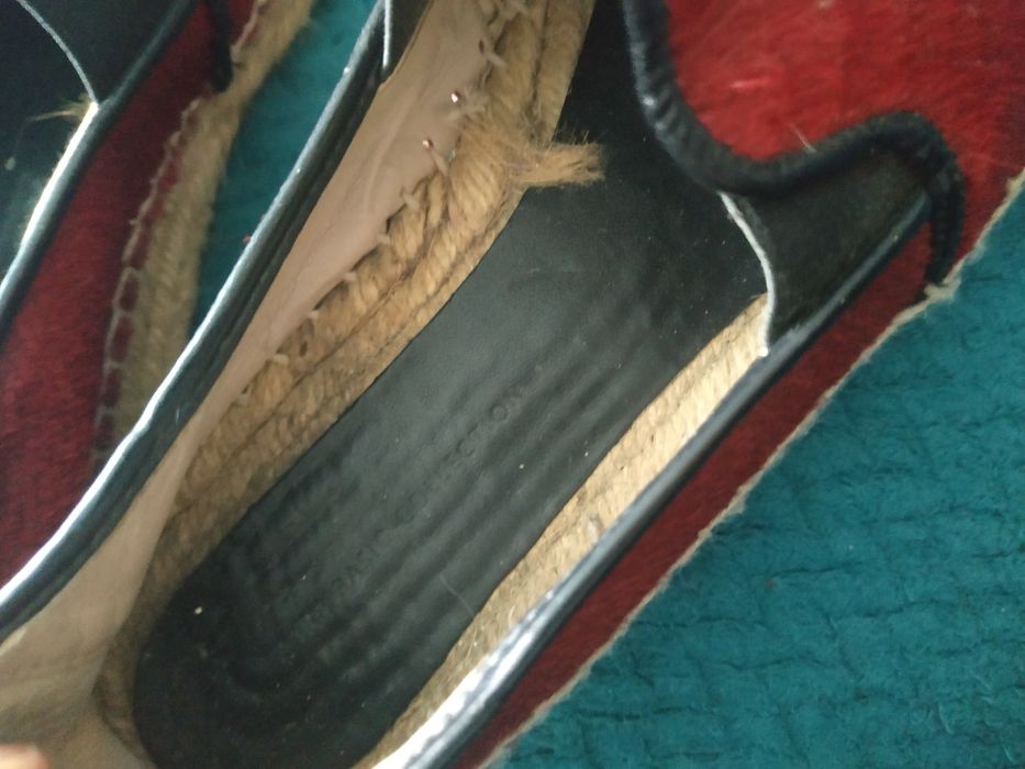 Zara espadryle skórzane 39