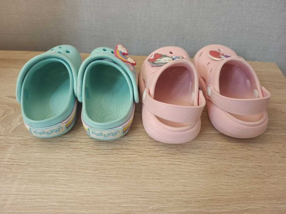 Дитячі дівчачі крокси 14 см та 15 см