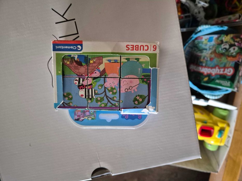 Układanka klocki swinka peppa