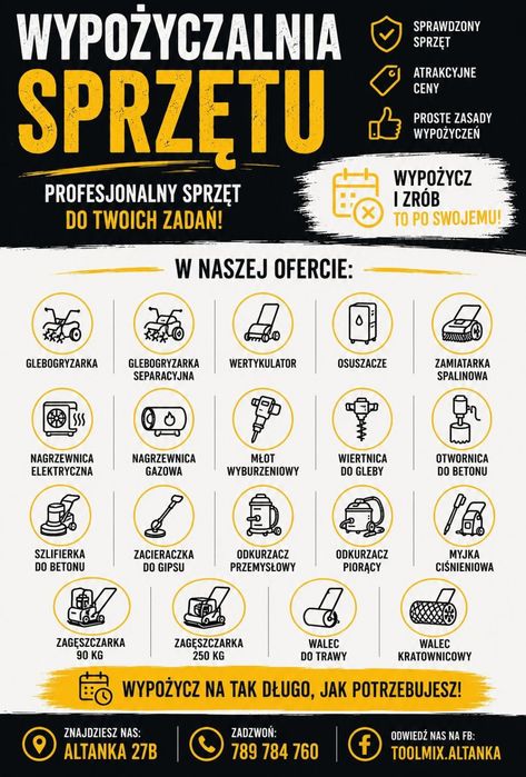 Łata wibracyjna wynajem