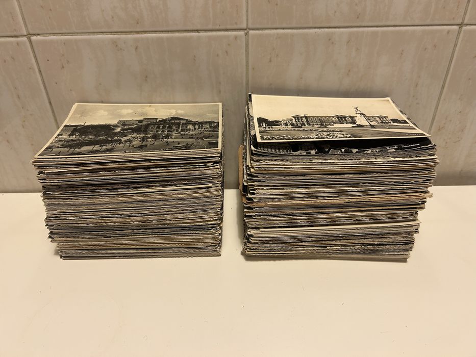 Lote de 600 Postais antigos Europa anos 50 e 60