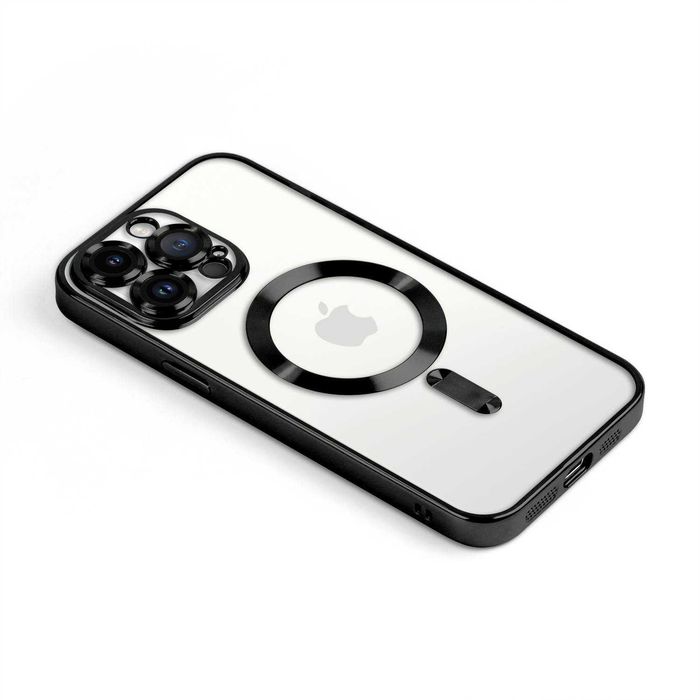 Etui Case do Iphone 13/14/15 Plus Pro Max Magsafe Magnetyczne Czarne