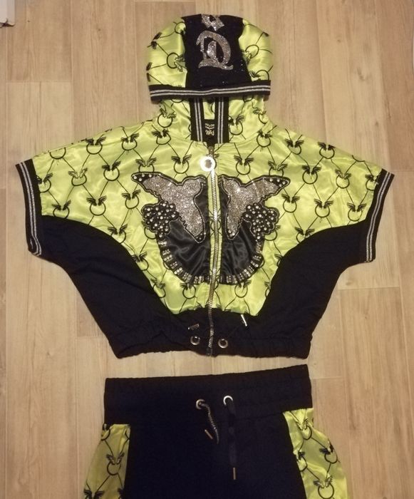 Dres czarno-limonkowy TATU 42