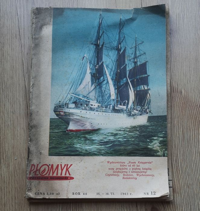 Płomyk rok 44 15. - 30. VI. 1961 r. NR 12