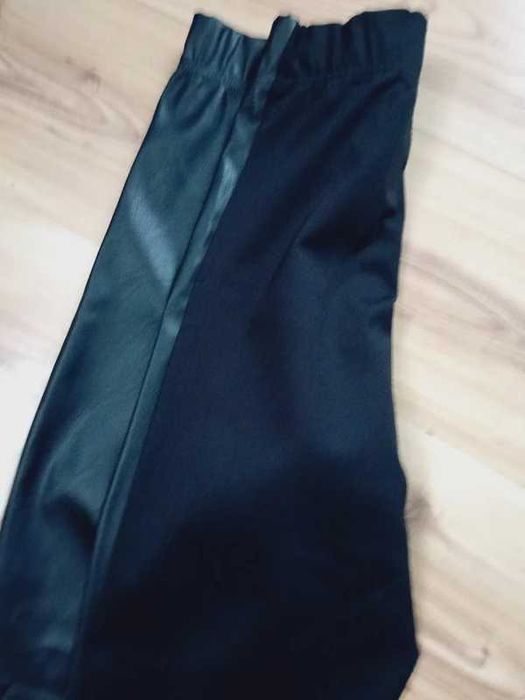 Legginsy tkanina eco skóra La blanche