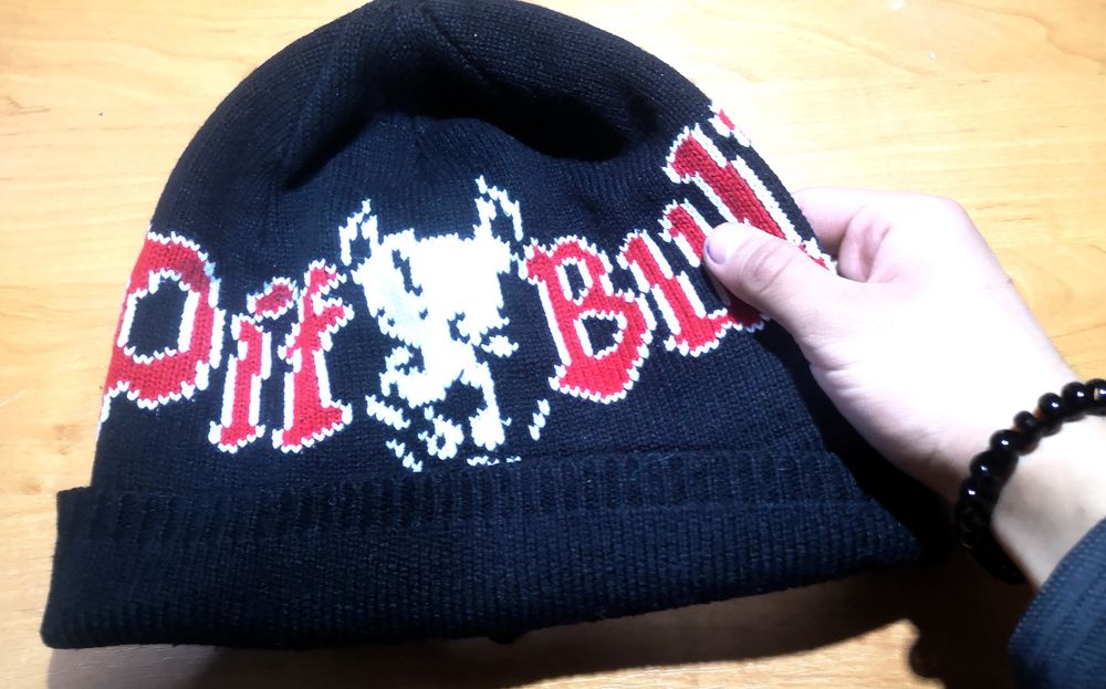 Шапка Pit Bull Germany винтажная, оригинал, идеал, вязаная