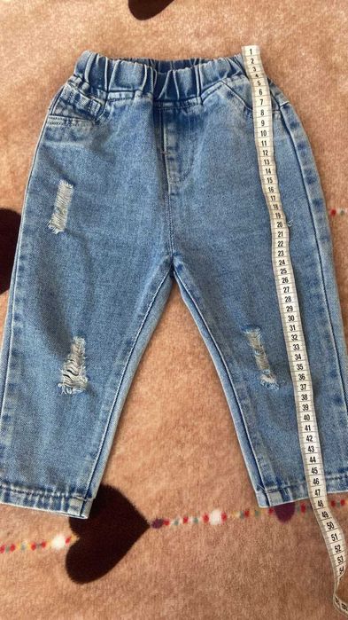 Продам дитячі джинси, розмір 80, ідеальний стан, заміри на фото