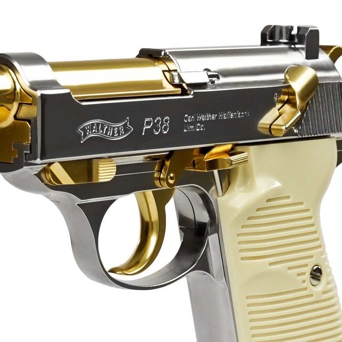 Pistola Pressao de ar CO2 Walther P38 Blowback + Luger P08 Colecção