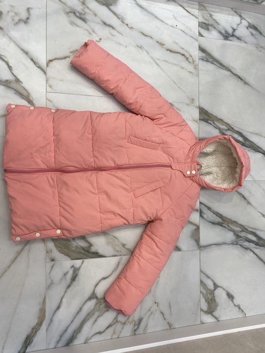 Зимова куртка пальто на дівчинку 134 р. на меху