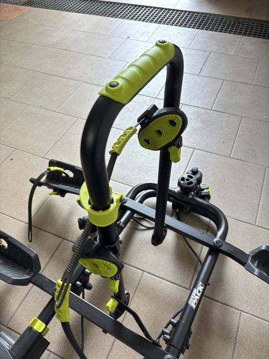 Bagażnik rowerowy na hak Inter Pack Duo (na 2 rowery), uchylany, świetny stan, kompletny zestaw