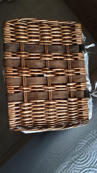 Kosz wiklinowy na pranie