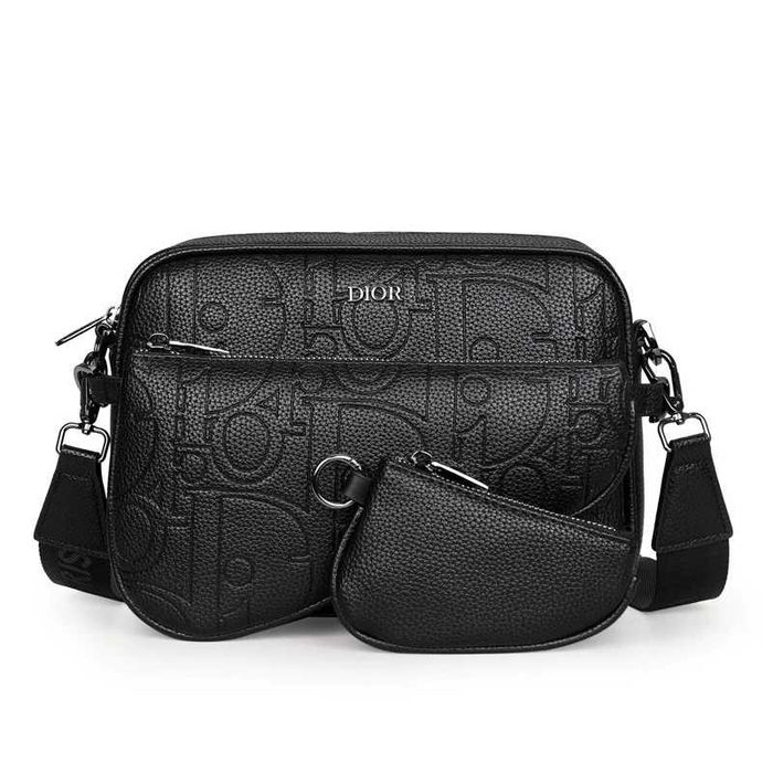 Чоловіча сумка месенджер Christian Dior Saddle Triple Pouch