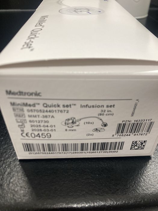 Wklucia medtronic minimed quick-set