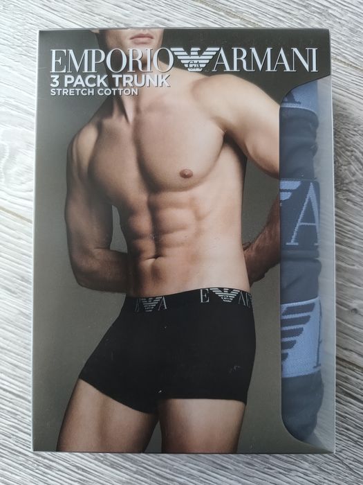 Bokserki Emporio Armani 3-pack rozm. S oryginalne