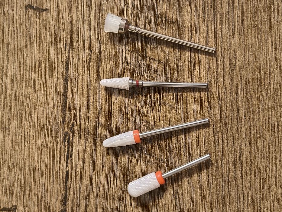 Zestaw frezów ceramicznych 3 szt plus szczoteczka