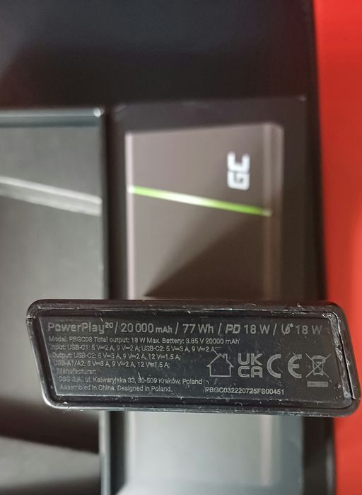 Power bank greencell power play20's
