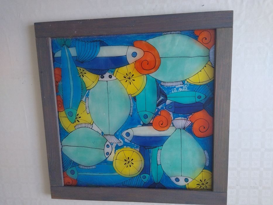 Obraz na szybie rozm 46*46 cm