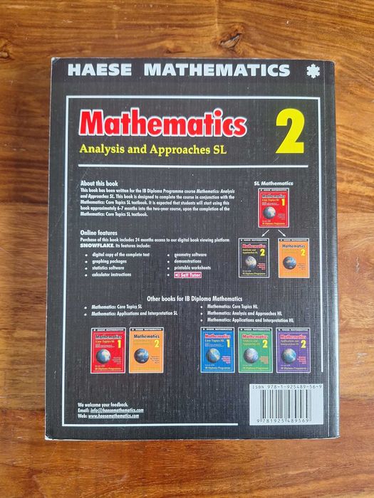 Podręcznik Haese Mathematics Analysis and Approaches SL do IB