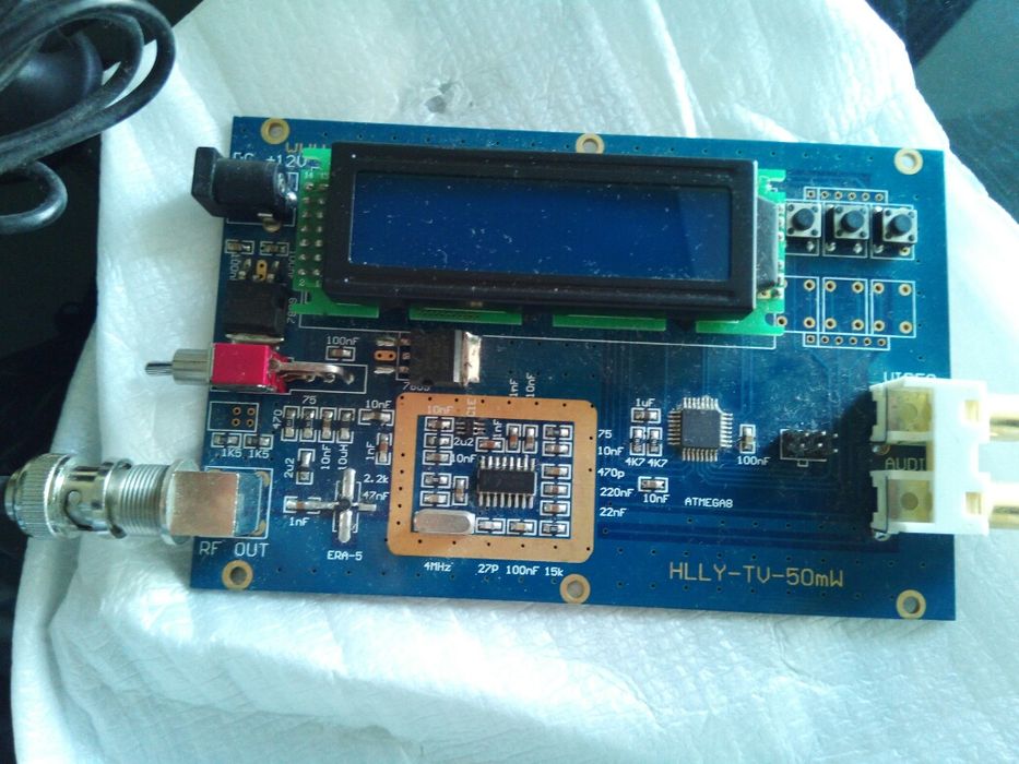 Transmissor de Tv Hlly 50mw + alimentacao +antena