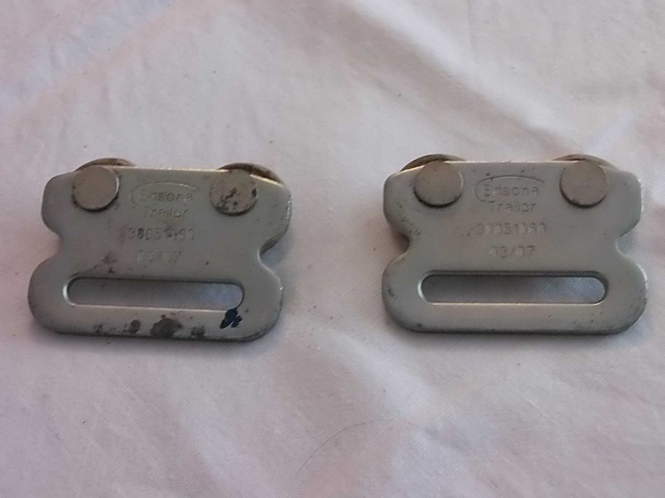 EDSCHA Wózek Rolka podwójna prowadząca dachu firanki 2 szt.