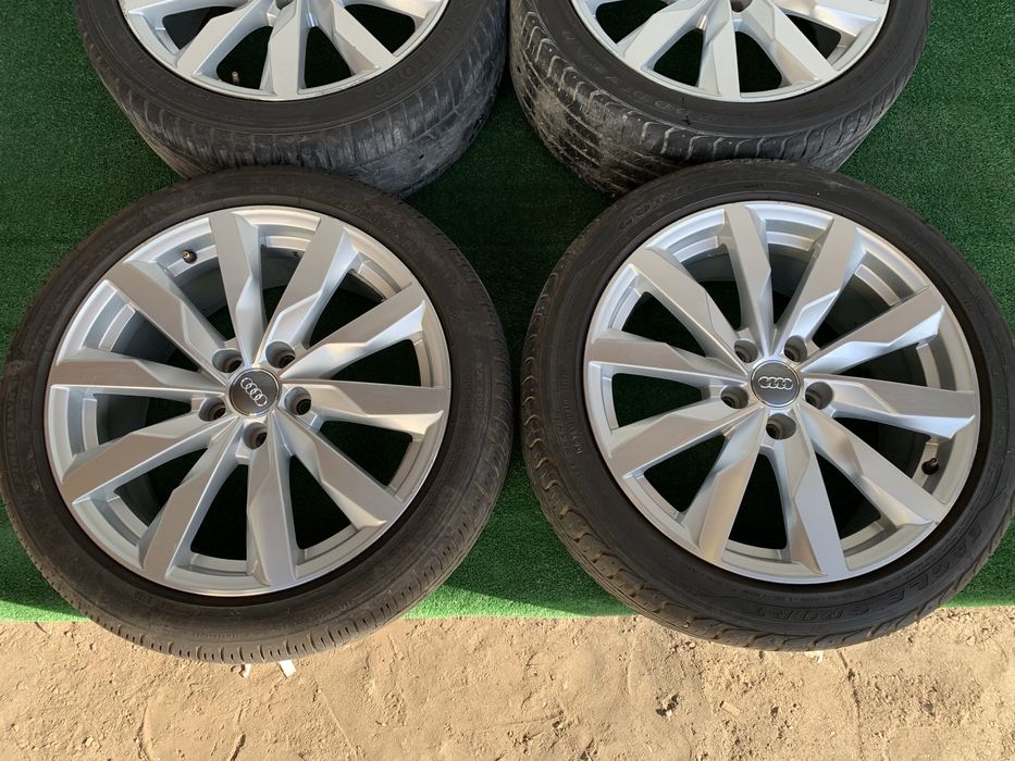 Audi a4 b9 a5 b9 A3 s-line диски титани шини 5х112 ET 40 R18 245/40/18