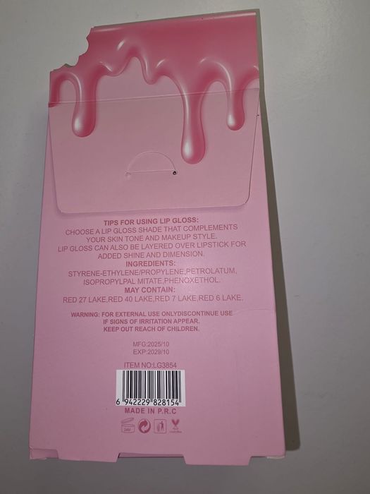 Lip Heart – Gloss Labial Franciny Ehlke cm Aplicador em Coração