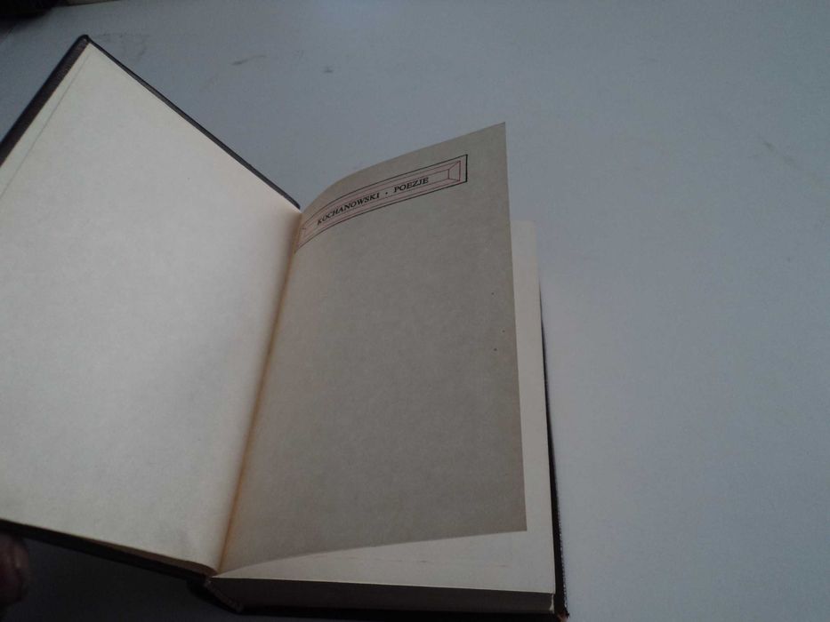 Jan Kochanowski Poezje - twarda 1979r.