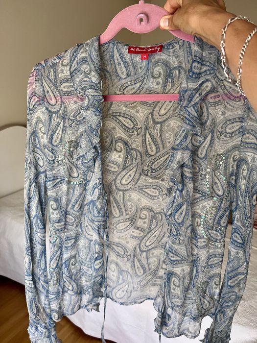 Blusa azul René Derhy
