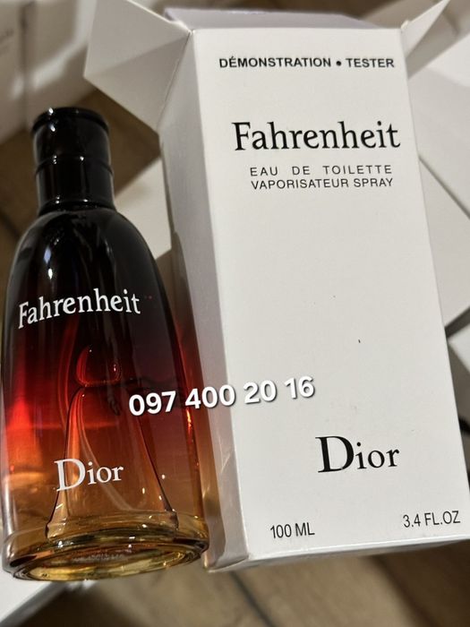 Фаренгейт мужские духи 100 мл классика подарок мужчине аромат парфюм