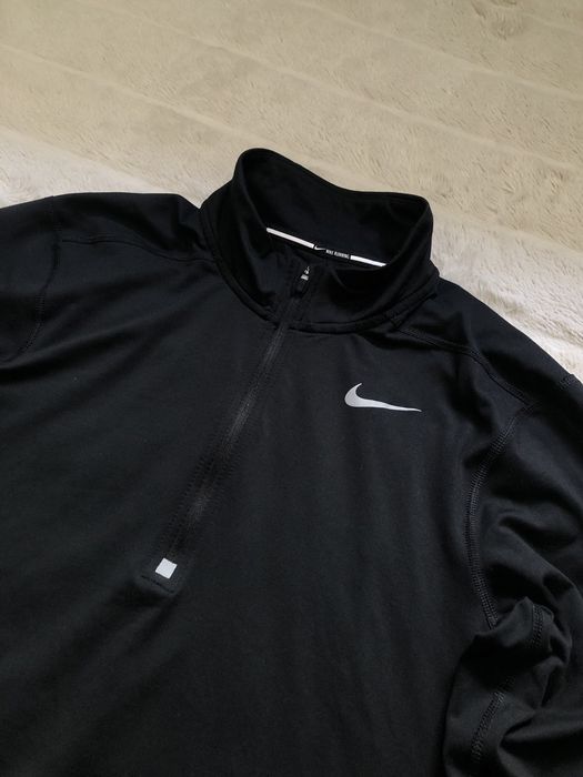 NIKE Dri-Fit (S/M) Element 1/2 Zip мужская кофта для бега легкая ориги