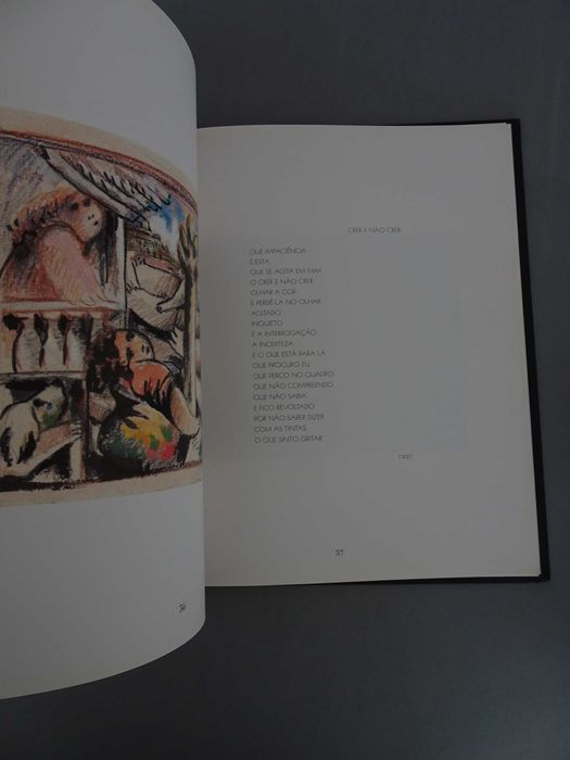 Livro Albino Moura - Pinturas Desenhos Poemas 1997