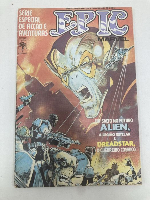 3 Revistas BD EPIC nº 1, 2 e 3