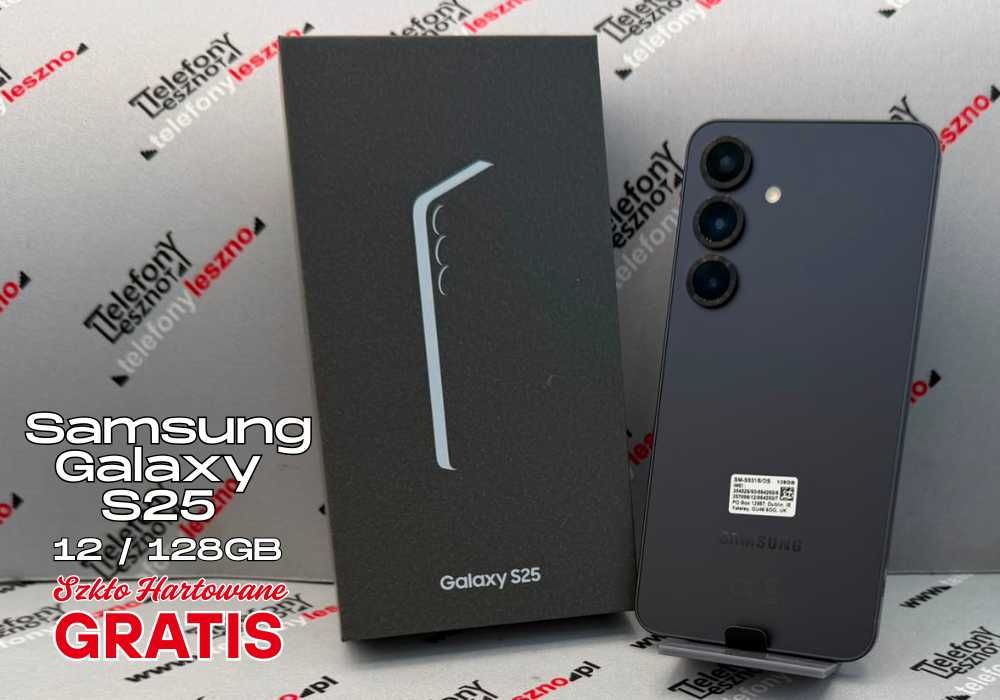 Samsung Galaxy S25 | 12GB / 128 GB | Szkło Gratis | CZARNY