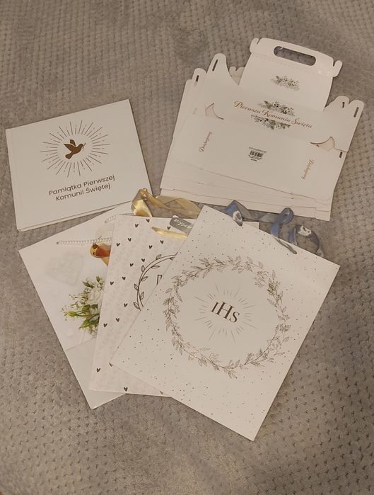 Alba, wianek, rękawiczki zestaw komunijny Gratisy